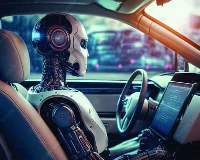 Self-driving car, humanoid robot, heavy-lift rocket and brain implant illustrating the ai stack abundance thesis