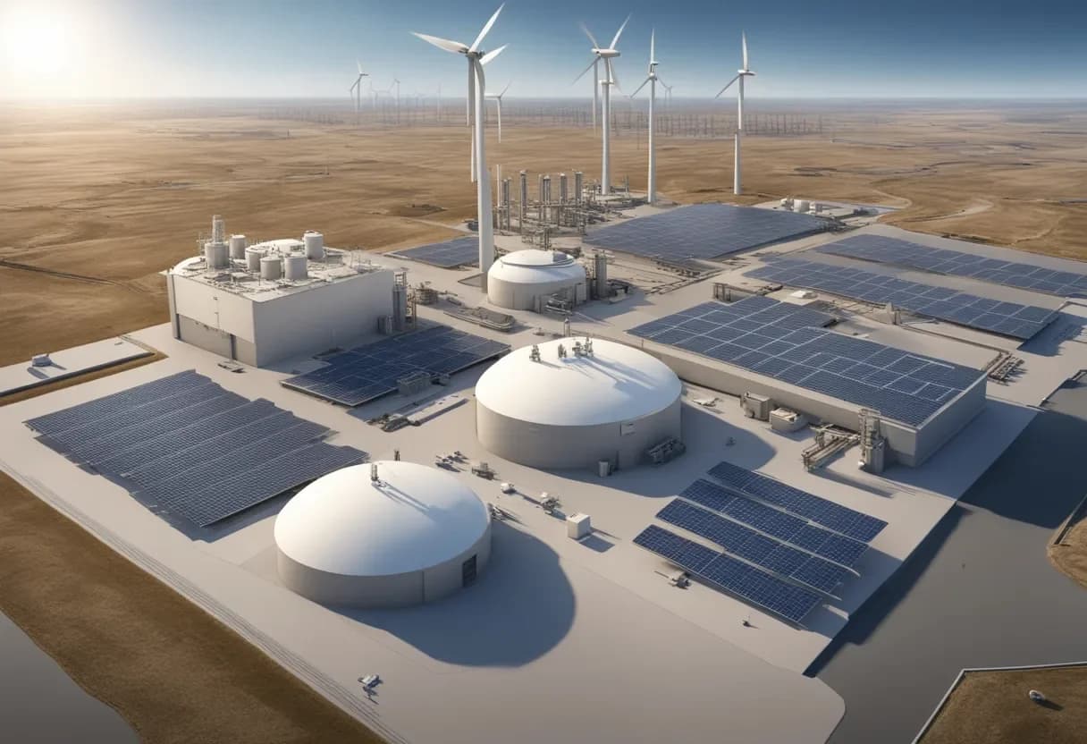 LNG export terminal and power infrastructure illustrating american energy dominance