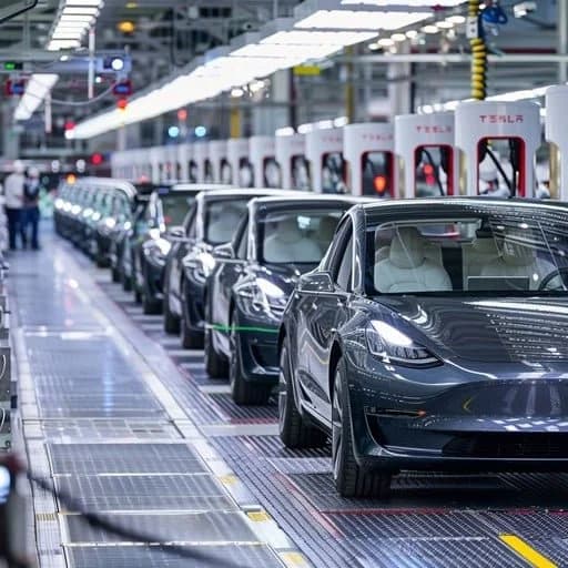 Tesla vehicle processing camera data through end-to-end neural networks for autonomous driving