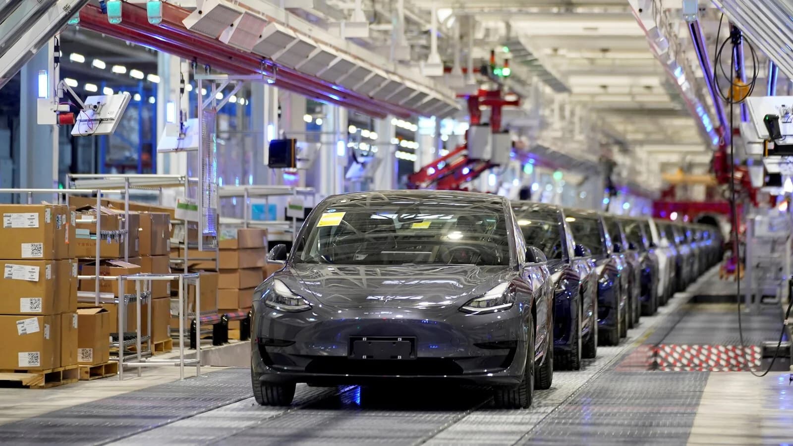 Tesla Model 3 and Model Y lineup illustrating record Tesla Q3 2025 deliveries