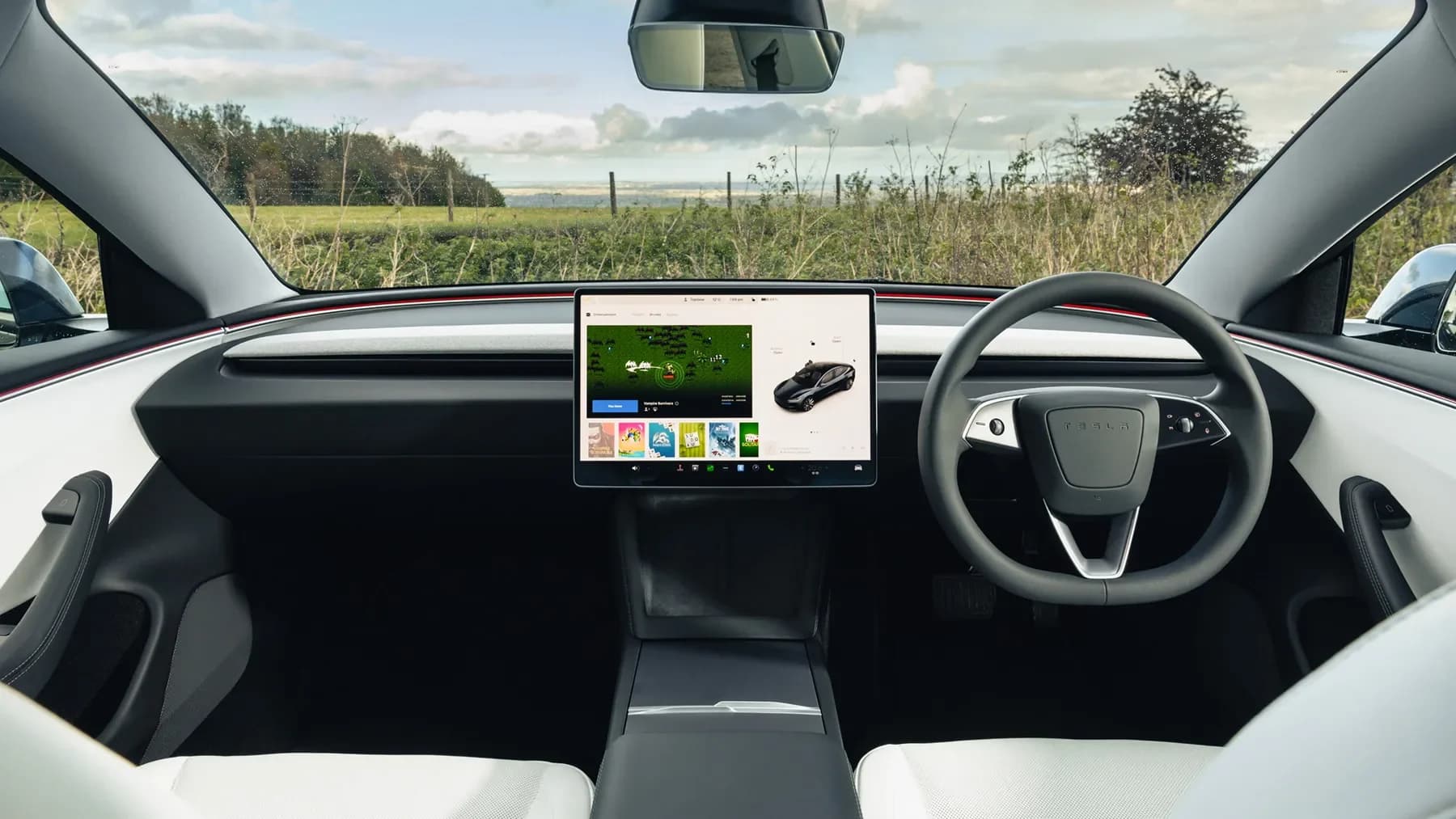Tesla Cybercab and Model 3 illustrating the company's autonomy bet on self-driving EVs