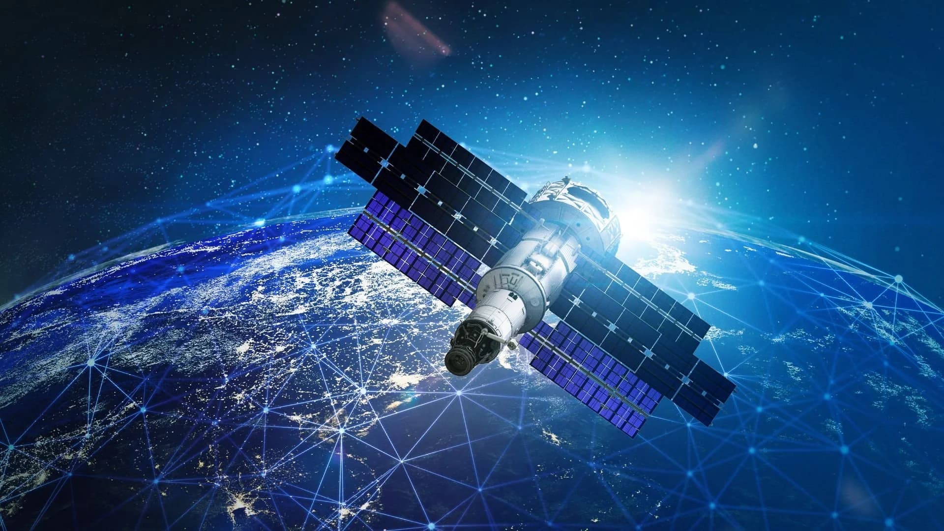 Orbital data centers with solar arrays circling Earth to power AI compute in space