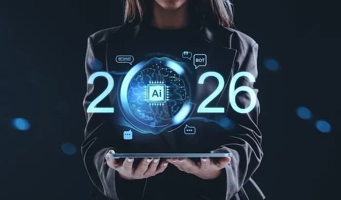 Abstract visual of accelerating AI compute representing the ai singularity timeline heading into 2026