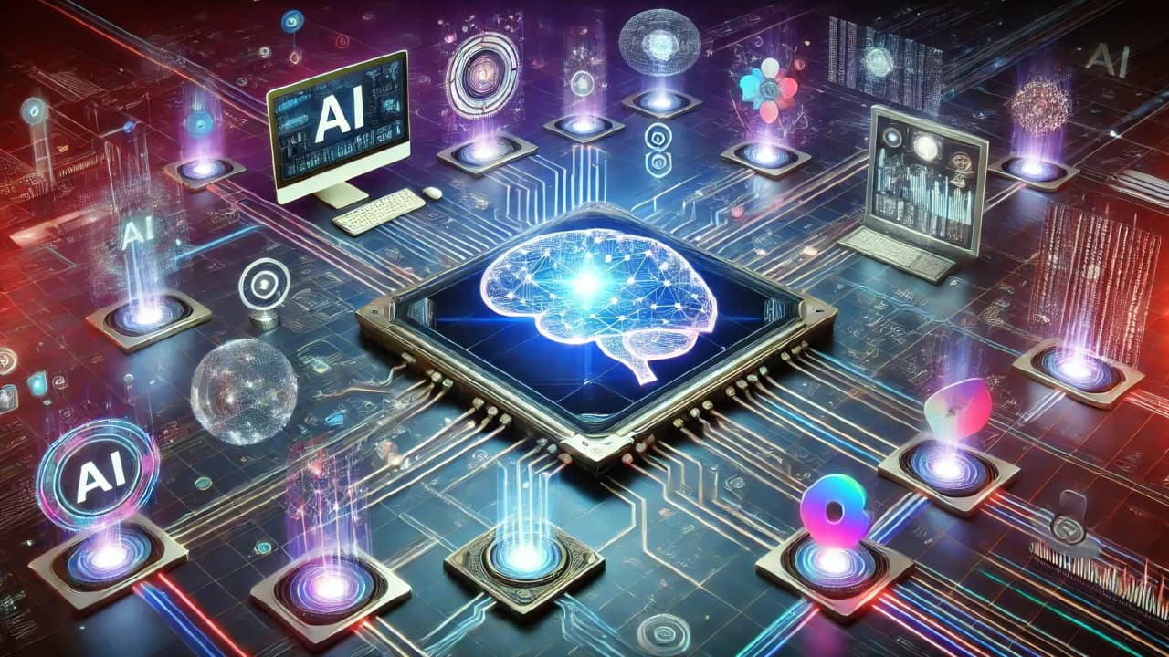 Illustration of the operating system for innovation combining drive, technical genius, and strategic vision